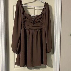 Altar’d State Chocolate Brown Boho Dress (NWT)